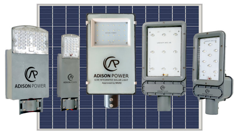 Semi Integrated Solar Street Lights